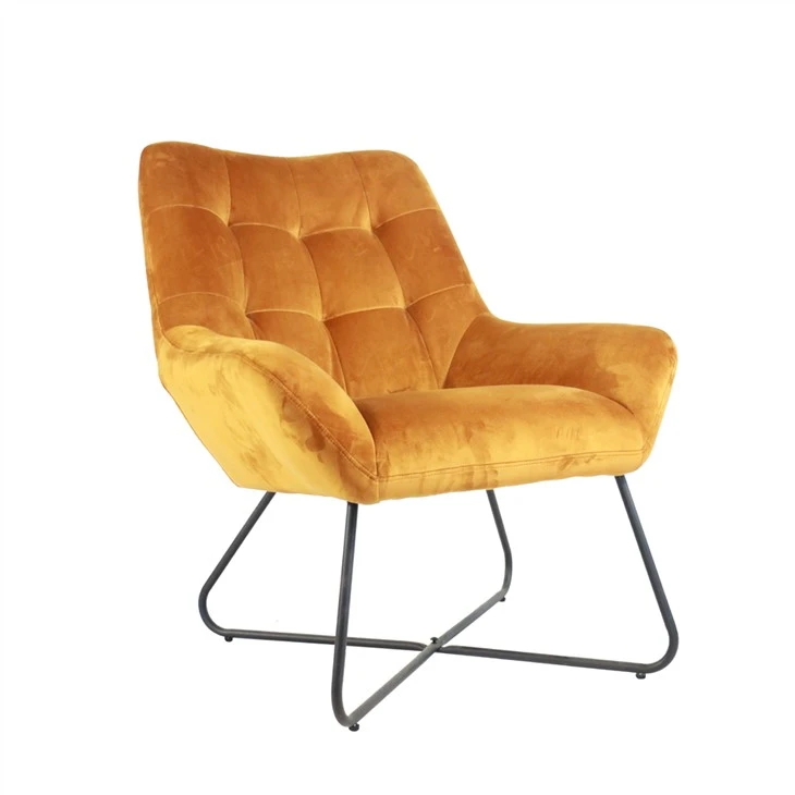 Ny design Morden Fritidsstol med stofftrekk