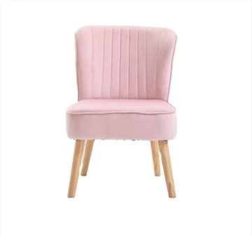 Rosa fløyel lenestoler