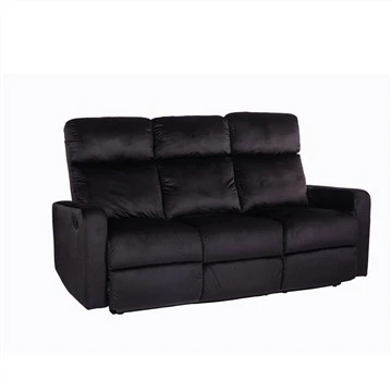 Velvet Stoff Recliner Seksjonssofa