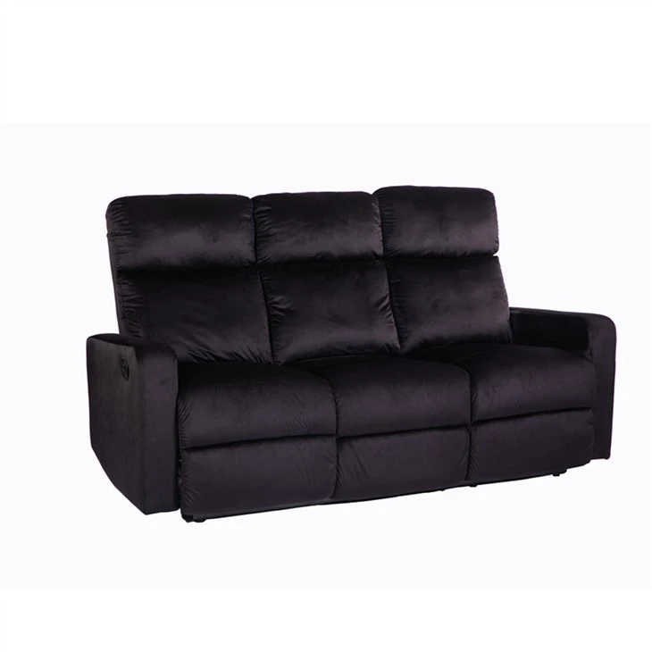 Velvet Stoff Recliner Seksjonssofa