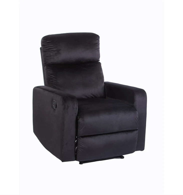 Enkel hvilesofa i fløyelsstoff