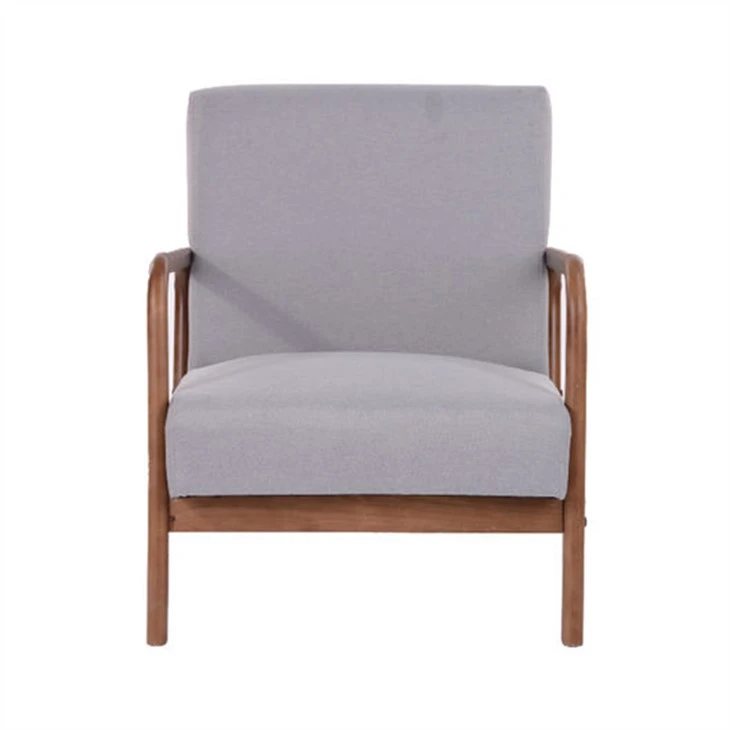 Fritidsstol Mid Century Wood med armer