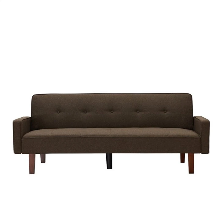Lin Polstret Tufed Futon sovesofa