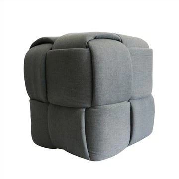 Konsepter Design Komfort ottomansk, grått stoff