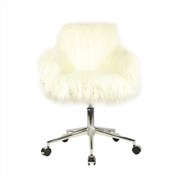 Faux Wool Stol Stue Soverom