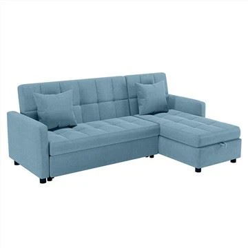Sammenleggbar sofa med seng