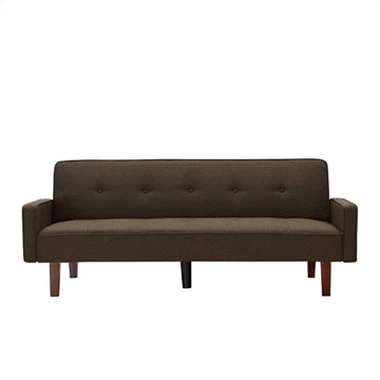Lin Polstret Tufed Futon sovesofa
