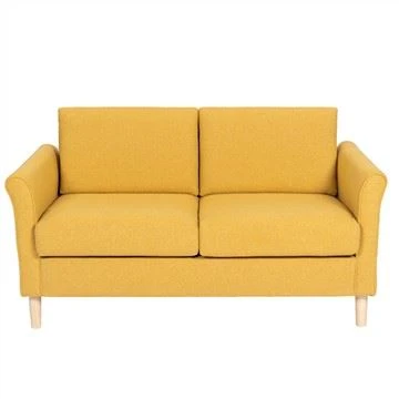 Moderne polstret stoffsofa