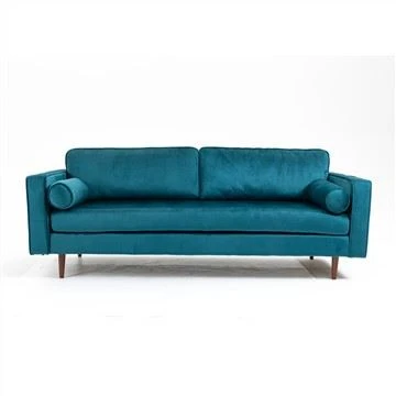 Moderne lett luksus sofa i fløyelsstoff