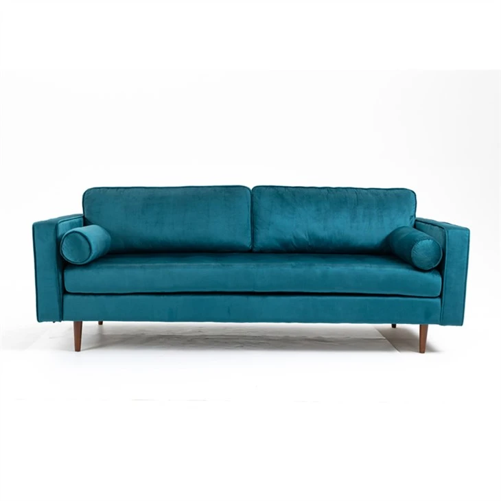 Moderne lett luksus sofa i fløyelsstoff