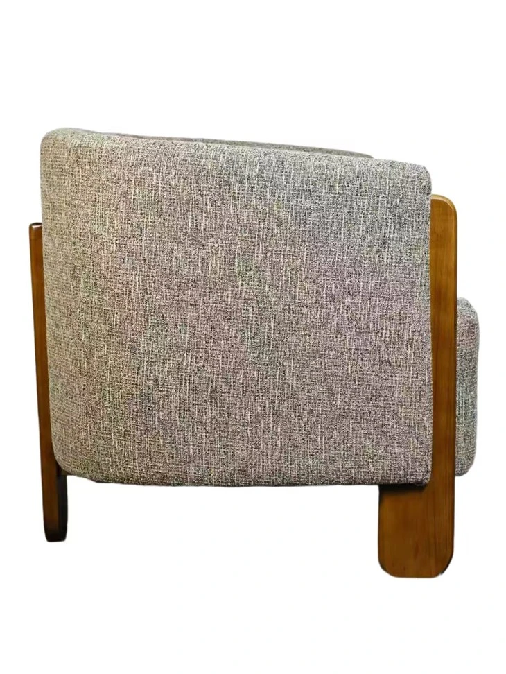 Custom Polstret Tre Lenestol Accent Stol For Stue OEM ODM Tilgjengelig